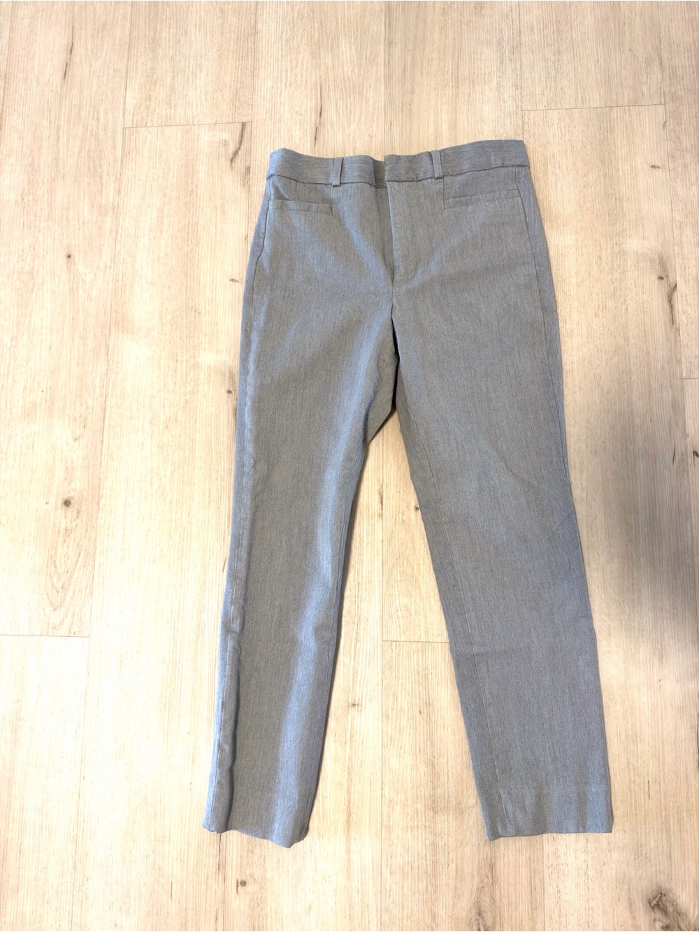Banana Republic Light Grey Women's Dress Pants - Slim Tailored